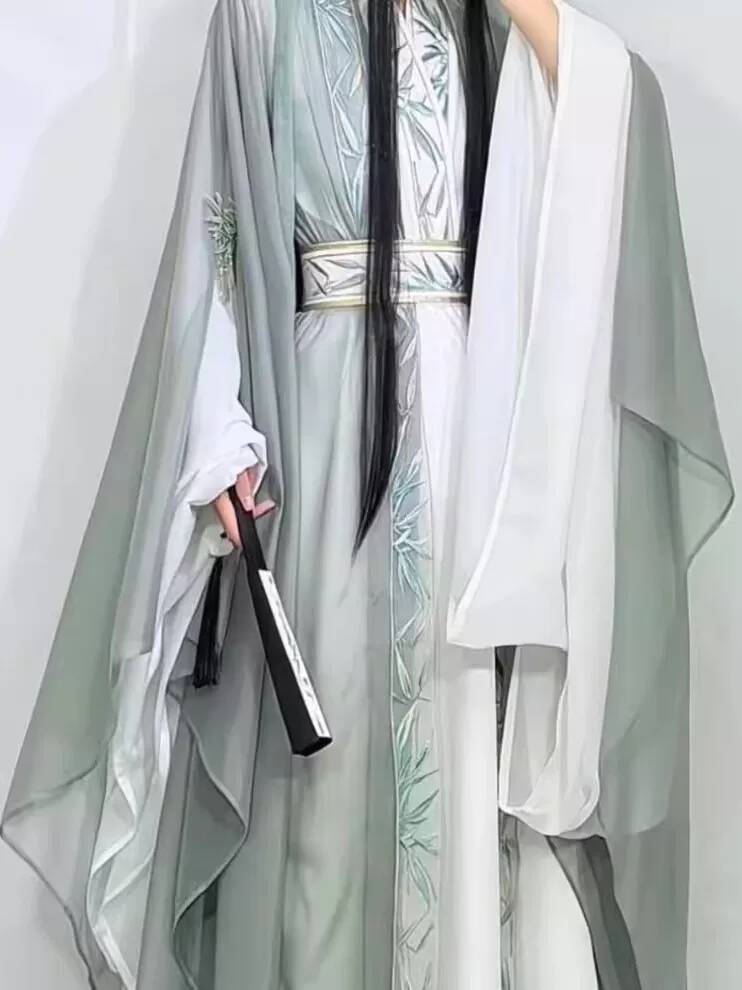 Embroidery Cotton Shirt - Nowe Hanfu Damskie Wei Jinfeng Haftowane