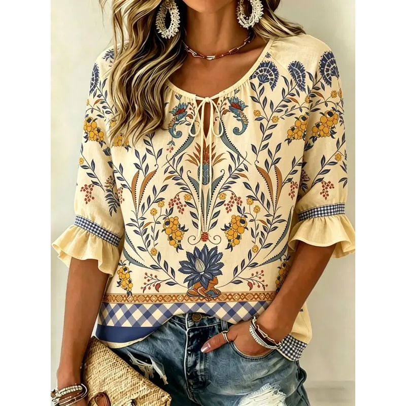 Embroidery Online - Damska bluzka na wiosnę i lato