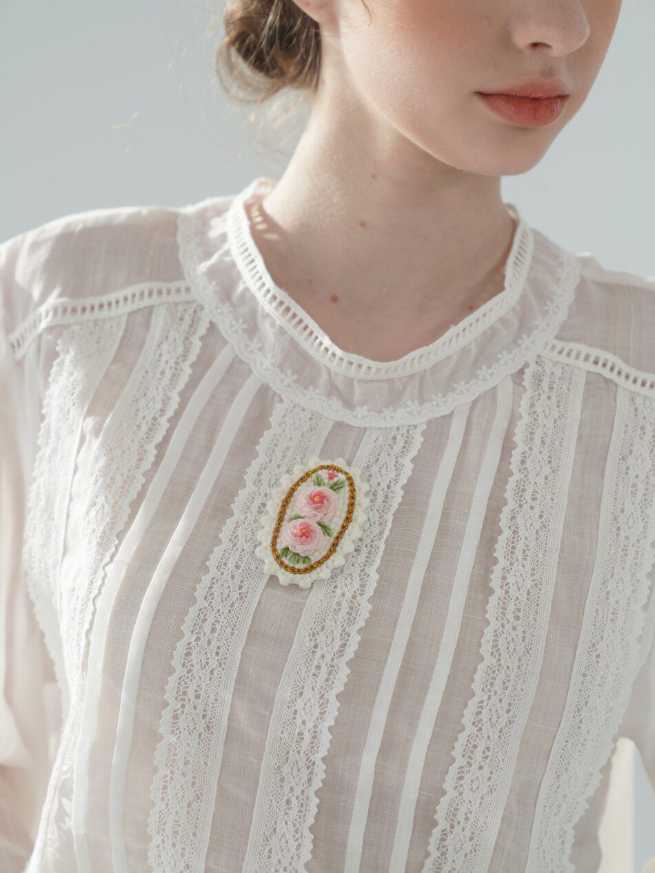 Bluzka damska z ramii 100%, ci – Embroidery Rose recenzja i cena