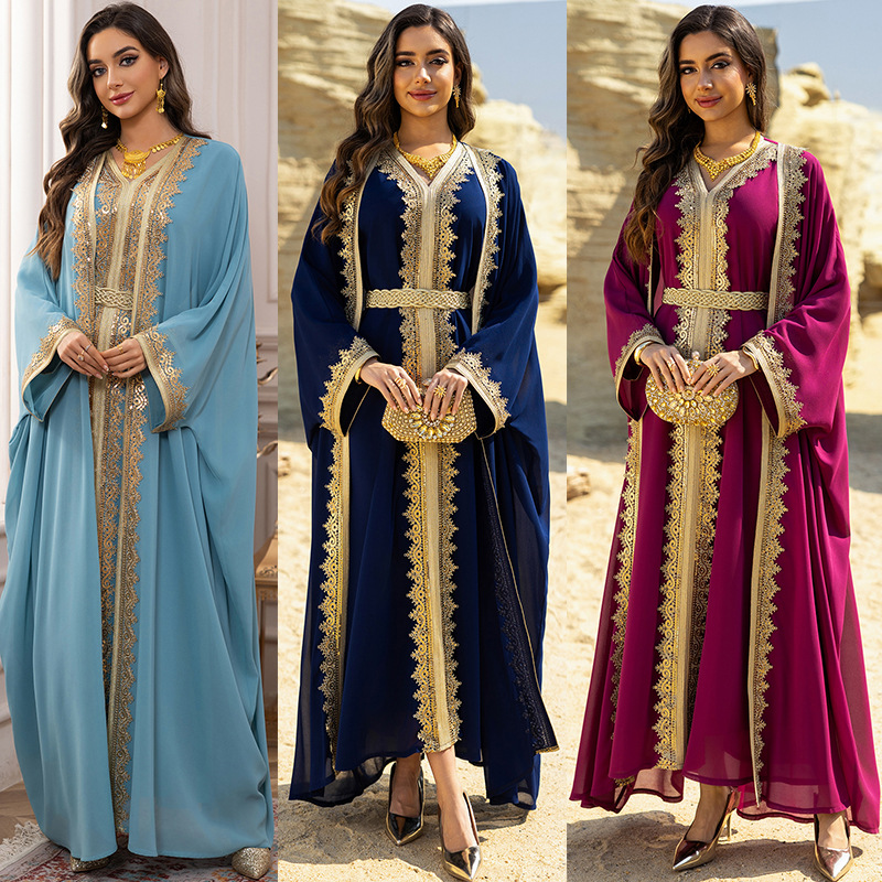 2 szt. Muzułmanki ubierają dub – Embroidery Kebaya recenzja i cena