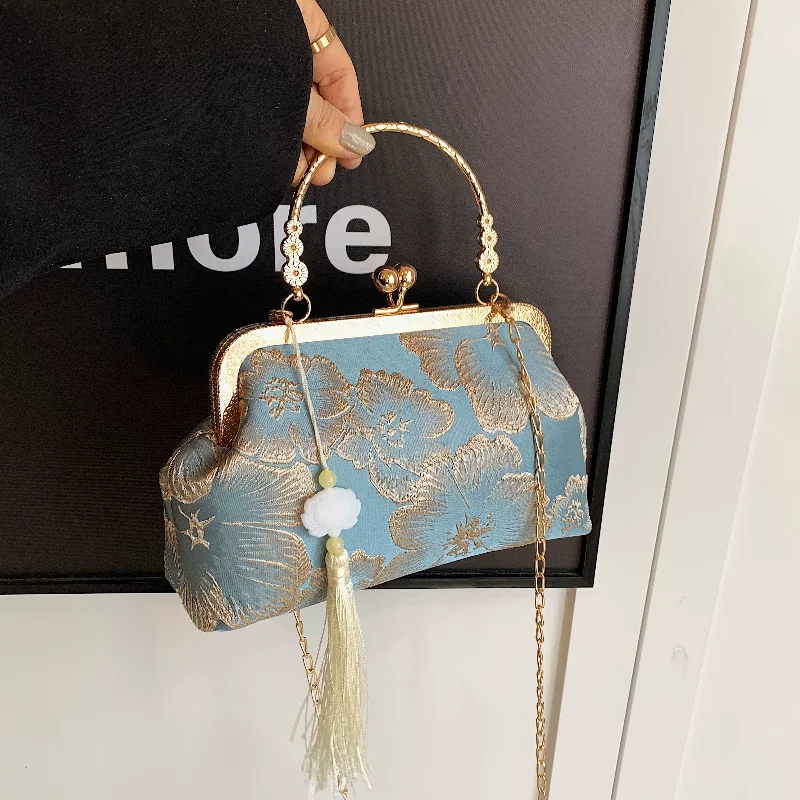 Jedwabna tkanina w stylu chińs – Embroidery Bag recenzja i cena